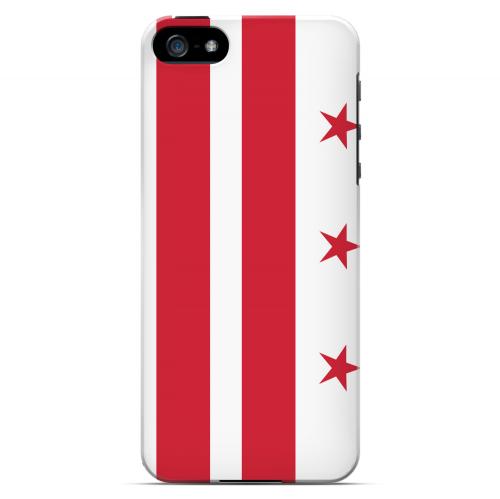 Washington D.C. - Geeks Designer Line Flag Series Hard Back Case for Apple iPhone 5/5S Washington D.C. - Geeks Designer Line Flag Series Hard Back Case for Apple iPhone 5/5S