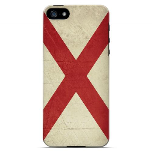 Grunge Alabama - Geeks Designer Line Flag Series Hard Case for Apple iPhone 5/5S Grunge Alabama - Geeks Designer Line Flag Series Hard Case for Apple iPhone 5/5S