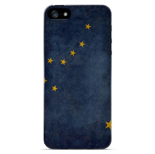 Grunge Alaska - Geeks Designer Line Flag Series Hard Case for Apple iPhone 5/5S