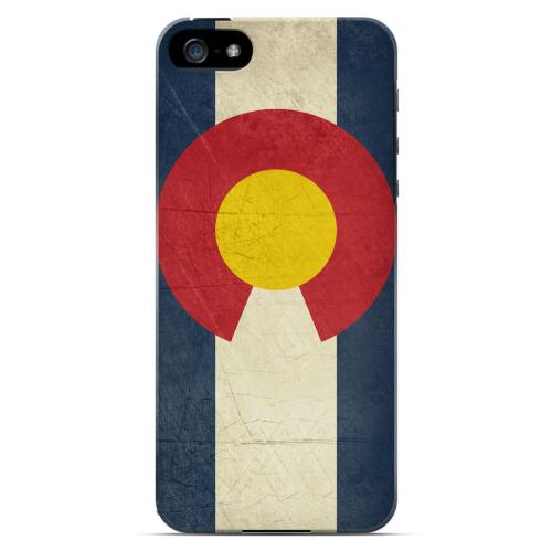 Grunge Colorado - Geeks Designer Line Flag Series Hard Case for Apple iPhone 5/5S