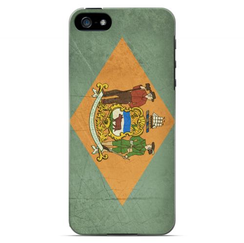 Grunge Delaware - Geeks Designer Line Flag Series Hard Case for Apple iPhone 5/5S