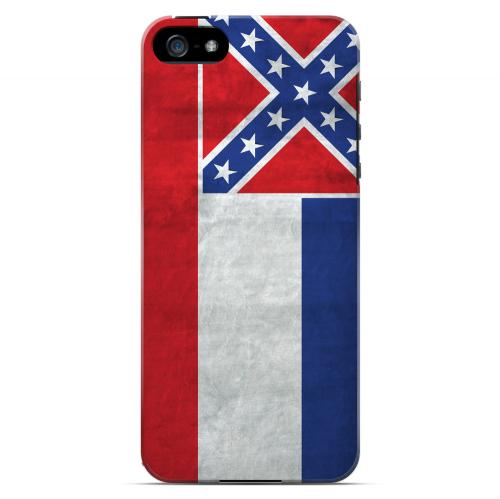 Grunge Mississippi - Geeks Designer Line Flag Series Hard Case for Apple iPhone 5/5S Grunge Mississippi - Geeks Designer Line Flag Series Hard Case for Apple iPhone 5/5S