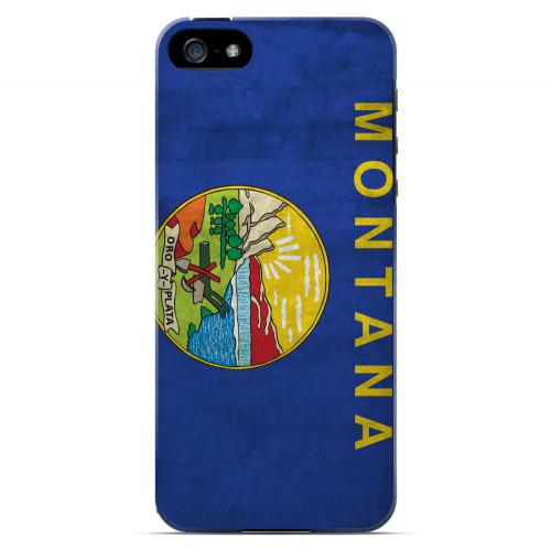 Grunge Montana - Geeks Designer Line Flag Series Hard Case for Apple iPhone 5/5S Grunge Montana - Geeks Designer Line Flag Series Hard Case for Apple iPhone 5/5S