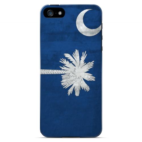 Grunge South Carolina - Geeks Designer Line Flag Series Hard Case for Apple iPhone 5/5S