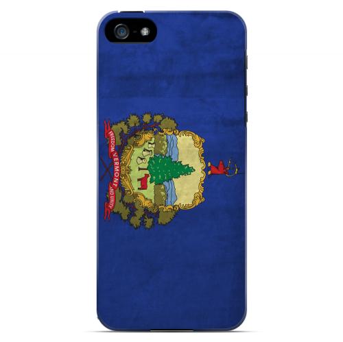 Grunge Vermont - Geeks Designer Line Flag Series Hard Case for Apple iPhone 5/5S