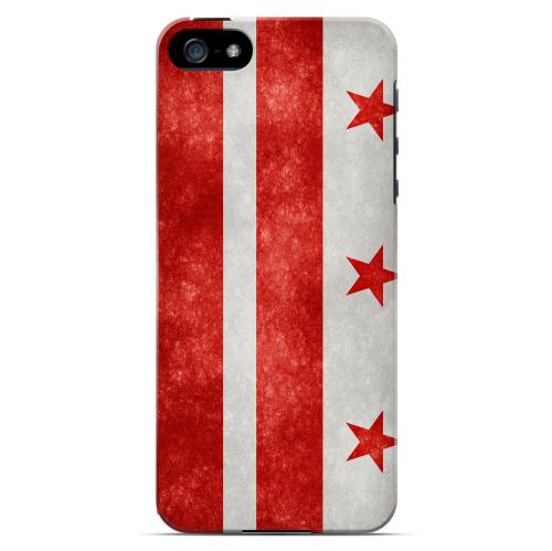 Grunge Washington D.C. - Geeks Designer Line Flag Series Hard Case for Apple iPhone 5/5S