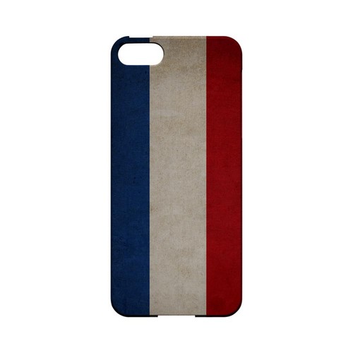 Grunge Netherlands Geeks Designer Line Flag Series Slim Hard Case for Apple iPhone 5/5S