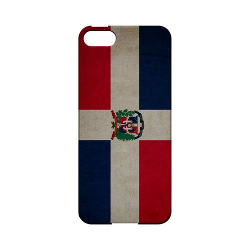 Grunge Dominican Republic Geeks Designer Line Flag Series Slim Hard Case for Apple iPhone 5/5S Grunge Dominican Republic Geeks Designer Line Flag Series Slim Hard Case for Apple iPhone 5/5S