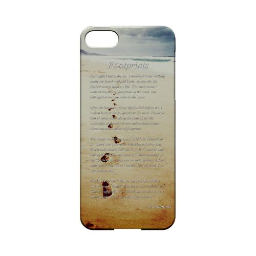 Footprints Geeks Designer Line Beach Series Slim Hard Case for Apple iPhone 5/5S