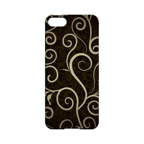 Elegant Dark Vines - Geeks Designer Line Floral Series Hard Case for Apple iPhone 5/5S Elegant Dark Vines - Geeks Designer Line Floral Series Hard Case for Apple iPhone 5/5S