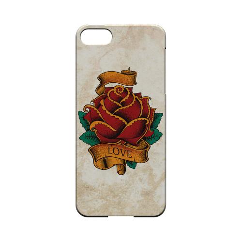 Premium High Impact Resistant Apple iPhone 5/5S Ultra Slim Hard Case - Glossy White Love Rose Premium High Impact Resistant Apple iPhone 5/5S Ultra Slim Hard Case - Glossy White Love Rose