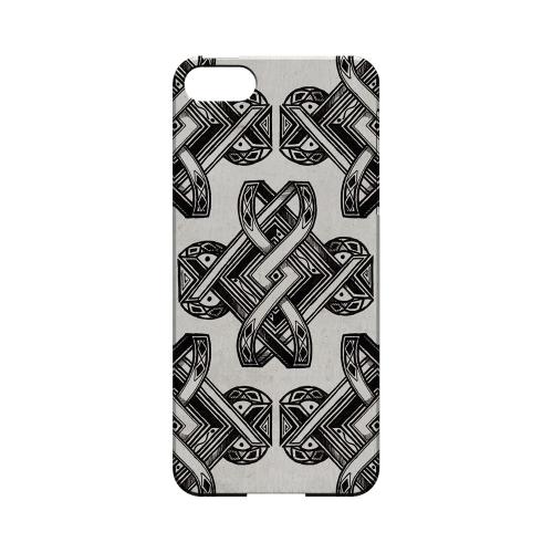 Premium High Impact Resistant Apple iPhone 5/5S Ultra Slim Hard Case - Glossy White Tribal Art Premium High Impact Resistant Apple iPhone 5/5S Ultra Slim Hard Case - Glossy White Tribal Art