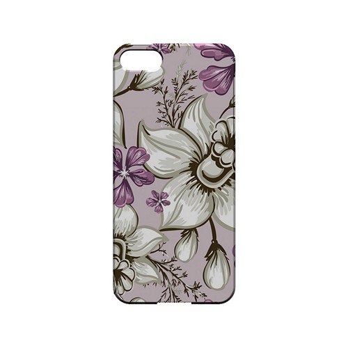 White and Violet Orchids - Geeks Designer Line Floral Series Hard Case for Apple iPhone 5/5S