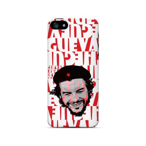 Che Guevara Happy Revolutionary on Red - Geeks Designer Line Revolutionary Series Hard Case for Apple iPhone 5/5S