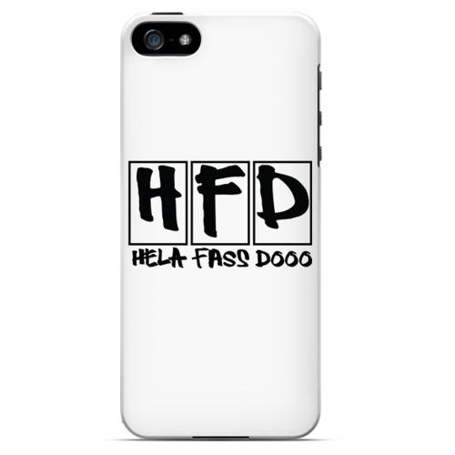 HFD Logo Hard Plastic Case for Apple iPhone 5/5S