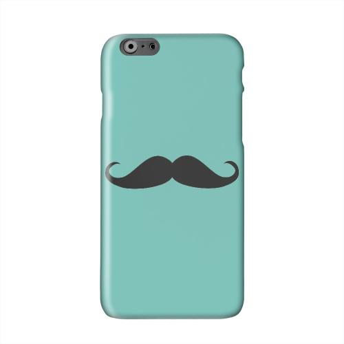 Mustache Teal Solid White Hard Case Cover for Apple iPhone 6 PLUS/6S PLUS (5.5 inch) Mustache Teal Solid White Hard Case Cover for Apple iPhone 6 PLUS/6S PLUS (5.5 inch)