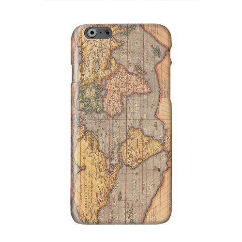 Ortelius World Map 1601 Solid White Hard Case Cover for Apple iPhone 6 PLUS/6S PLUS (5.5 inch)