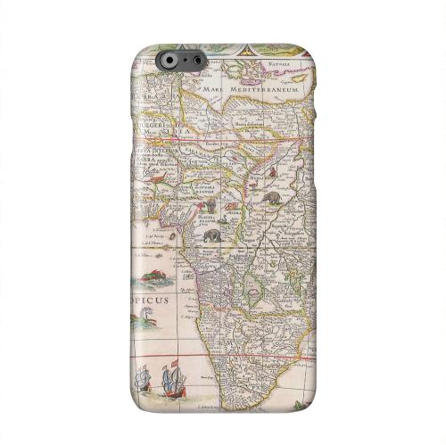 Map of Africae Solid White Hard Case Cover for Apple iPhone 6 PLUS/6S PLUS (5.5 inch)