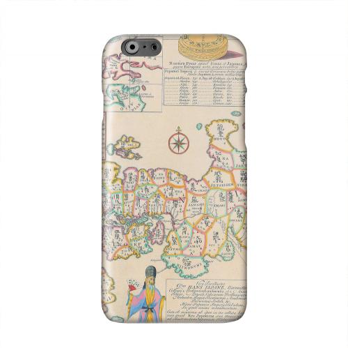 Old Japanese Empire Map Solid White Hard Case Cover for Apple iPhone 6 PLUS/6S PLUS (5.5 inch)