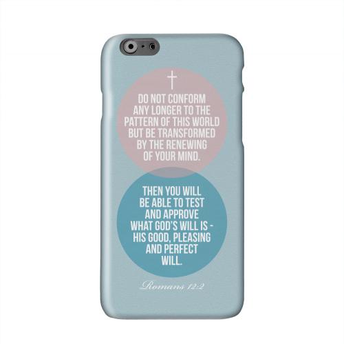 Romans 12:2 Solid White Hard Case Cover for Apple iPhone 6 PLUS/6S PLUS (5.5 inch)