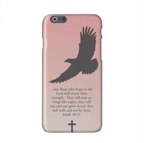 Isaiah 40:31 - Wisp Pink Solid White Hard Case Cover for Apple iPhone 6 PLUS/6S PLUS (5.5 inch) Isaiah 40:31 - Wisp Pink Solid White Hard Case Cover for Apple iPhone 6 PLUS/6S PLUS (5.5 inch)