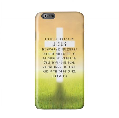 Hebrews 12:2 Solid White Hard Case Cover for Apple iPhone 6 PLUS/6S PLUS (5.5 inch)