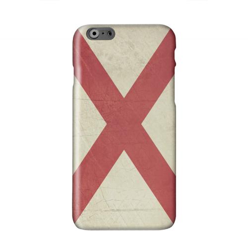 Grunge Alabama Solid White Hard Case Cover for Apple iPhone 6 PLUS/6S PLUS (5.5 inch)