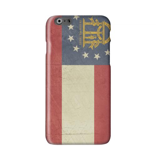 Grunge Georgia Solid White Hard Case Cover for Apple iPhone 6 PLUS/6S PLUS (5.5 inch)