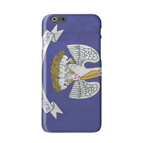 Grunge Louisiana Solid White Hard Case Cover for Apple iPhone 6 PLUS/6S PLUS (5.5 inch)