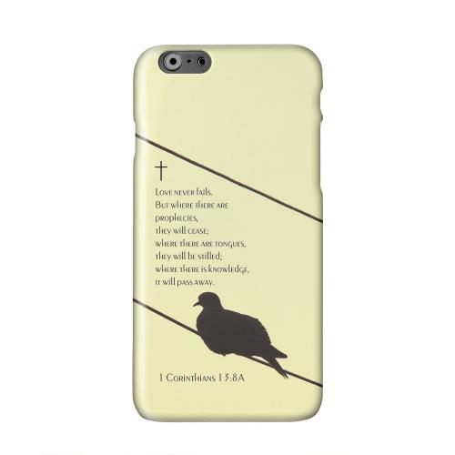 Corinthians 13:8A Solid White Hard Case Cover for Apple iPhone 6 PLUS/6S PLUS (5.5 inch)
