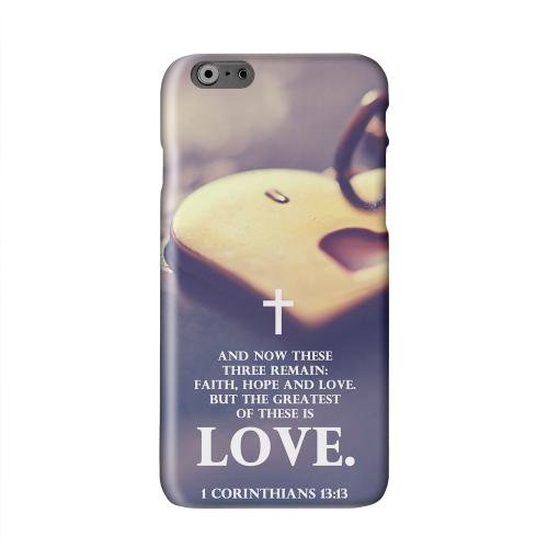 Corinthians 13:13 Solid White Hard Case Cover for Apple iPhone 6 PLUS/6S PLUS (5.5 inch)