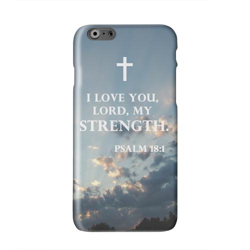 Psalm 18:1 Solid White Hard Case Cover for Apple iPhone 6 PLUS/6S PLUS (5.5 inch)