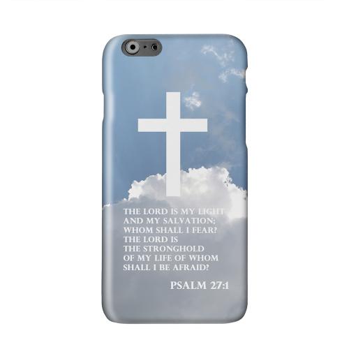 Psalm 27:1 Solid White Hard Case Cover for Apple iPhone 6 PLUS/6S PLUS (5.5 inch)