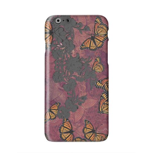 Butterflies on Parade Solid White Hard Case Cover for Apple iPhone 6 PLUS/6S PLUS (5.5 inch)