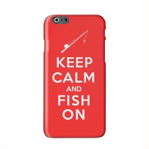 Red Fish On Solid White Hard Case Cover for Apple iPhone 6 PLUS/6S PLUS (5.5 inch)