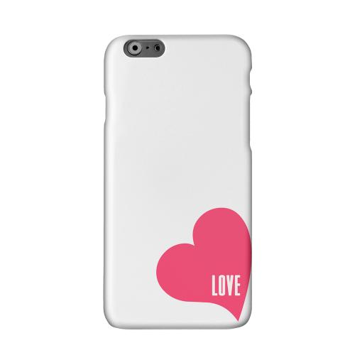 Love Heart Solid White Hard Case Cover for Apple iPhone 6 PLUS/6S PLUS (5.5 inch)