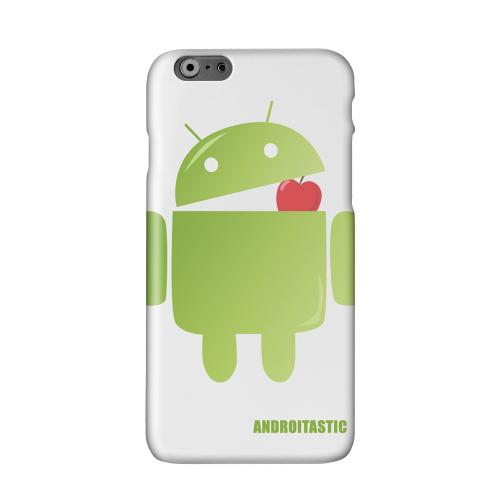 Robot Versus Apple Solid White Hard Case Cover for Apple iPhone 6 PLUS/6S PLUS (5.5 inch)