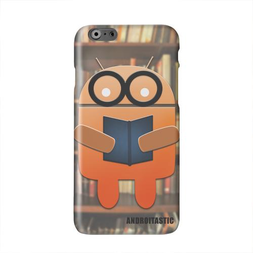 Studious Orange Robot Solid White Hard Case Cover for Add Apple iPhone 6 PLUS/6S PLUS (5.5 inch)