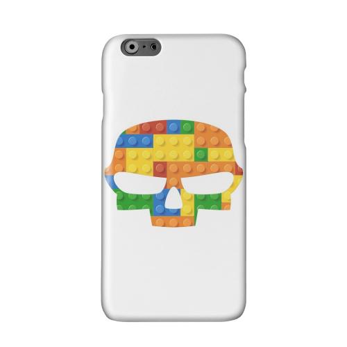Blocks Fatskull Solid White Hard Case Cover for Apple iPhone 6 PLUS/6S PLUS (5.5 inch)