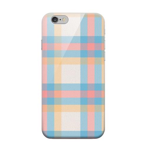 Geeks Designer Line (GDL) Apple iPhone 6 Matte Hard Back Cover - Blue/ Pink/ Orange Plaid Fabric Geeks Designer Line (GDL) Apple iPhone 6 Matte Hard Back Cover - Blue/ Pink/ Orange Plaid Fabric
