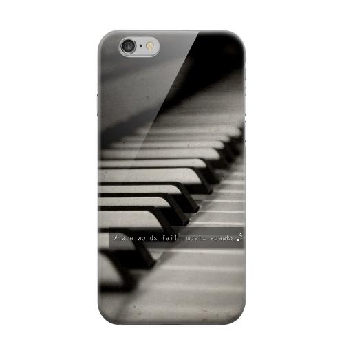 Geeks Designer Line (GDL) Apple iPhone 6 Matte Hard Back Cover - Music Speaks Geeks Designer Line (GDL) Apple iPhone 6 Matte Hard Back Cover - Music Speaks