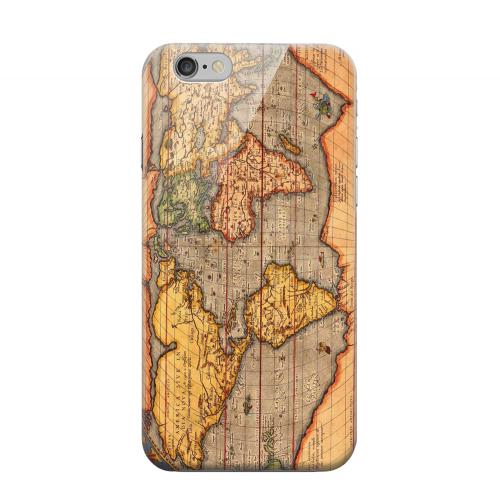Geeks Designer Line (GDL) Apple iPhone 6 Matte Hard Back Cover - Ortelius World Map 1601