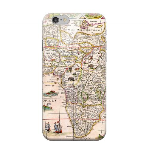 Geeks Designer Line (GDL) Apple iPhone 6 Matte Hard Back Cover - Map of Africae