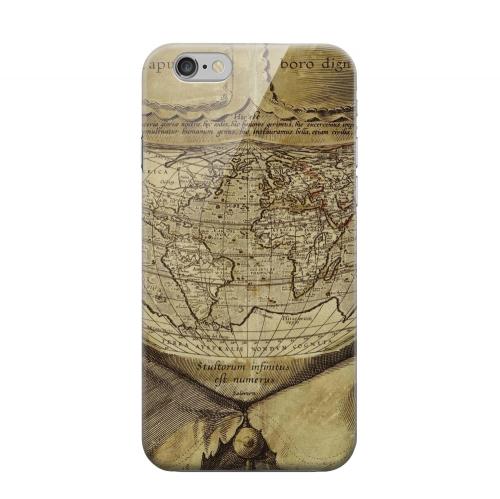 Geeks Designer Line (GDL) Apple iPhone 6 Matte Hard Back Cover - Ancient Map Head