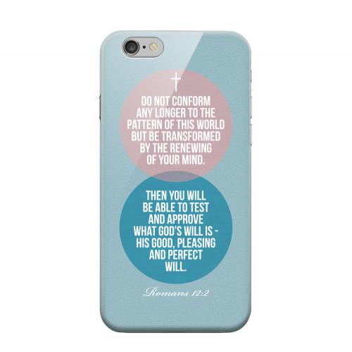 Geeks Designer Line (GDL) Apple iPhone 6 Matte Hard Back Cover - Romans 12:2