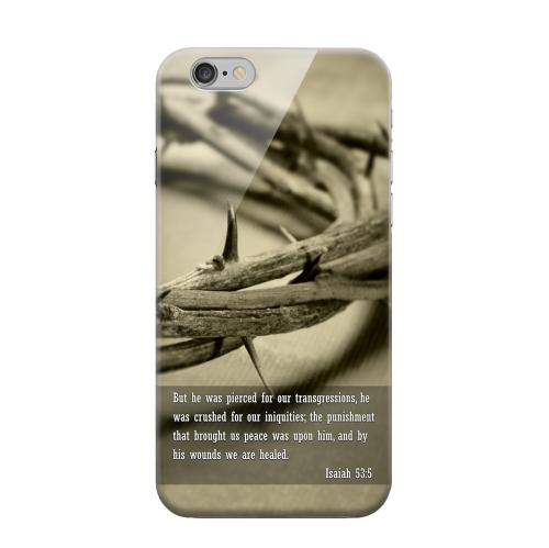 Geeks Designer Line (GDL) Apple iPhone 6 Matte Hard Back Cover - Isaiah 53:5
