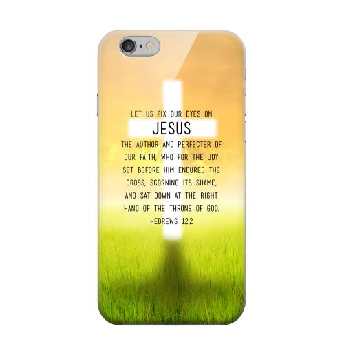 Geeks Designer Line (GDL) Apple iPhone 6 Matte Hard Back Cover - Hebrews 12:2 Geeks Designer Line (GDL) Apple iPhone 6 Matte Hard Back Cover - Hebrews 12:2