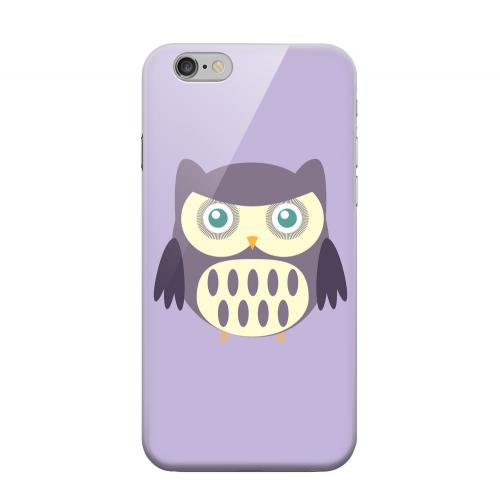 Geeks Designer Line (GDL) Apple iPhone 6 Matte Hard Back Cover - Chubby Purple Owl Geeks Designer Line (GDL) Apple iPhone 6 Matte Hard Back Cover - Chubby Purple Owl