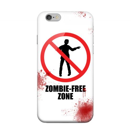 Geeks Designer Line (GDL) Apple iPhone 6 Matte Hard Back Cover - Zombie-Free Zone