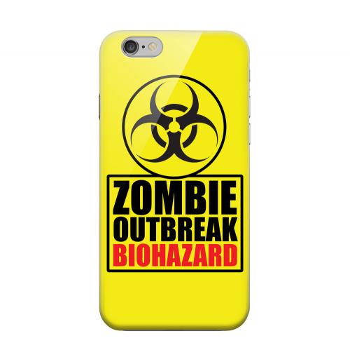 Geeks Designer Line (GDL) Apple iPhone 6 Matte Hard Back Cover - Zombie Outbreak Biohazard